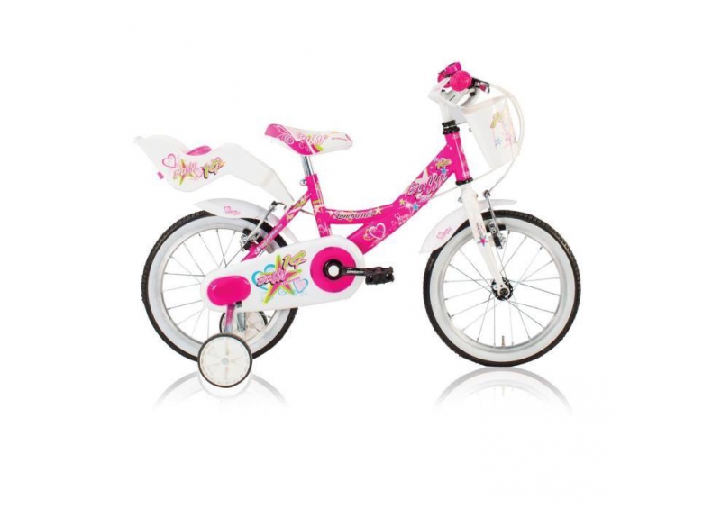Vélo enfant fille Masha et Michka - 14 pouces (3/5 ans) - Coloris